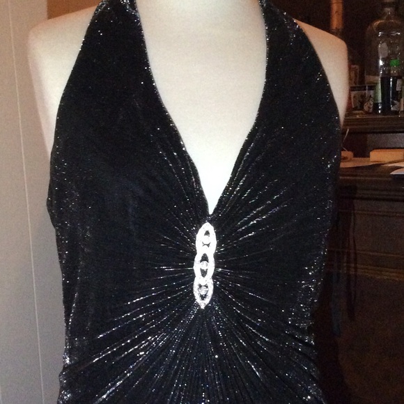 Black Sparkle Formal Prom/Bridesmaid Dress