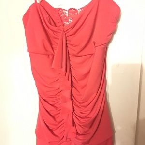 Coral tank top