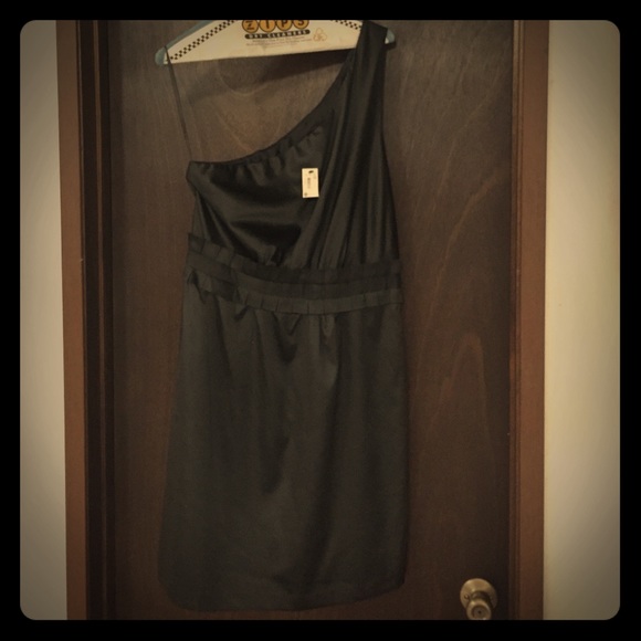 One Shoulder Little Black Dress