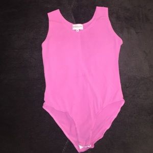 Pretty pink bodysuit