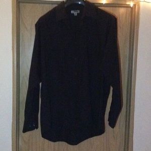 Men's Black Button Down