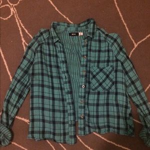 Urban Outfitters cropped flannel