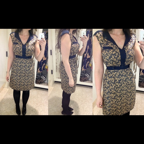 Anthro Tile Confetti Sailor Dress 10✂️Final price - Picture 3 of 3