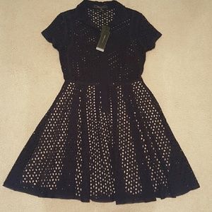 BCBGMaxAzria Dasha Full Skirt Button-Down Dress