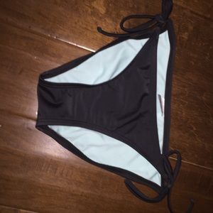 black bikini bottoms