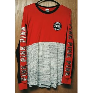 🚫SOLD ON MERC🚫SEQUINED PINK VS LONG SLEEVE