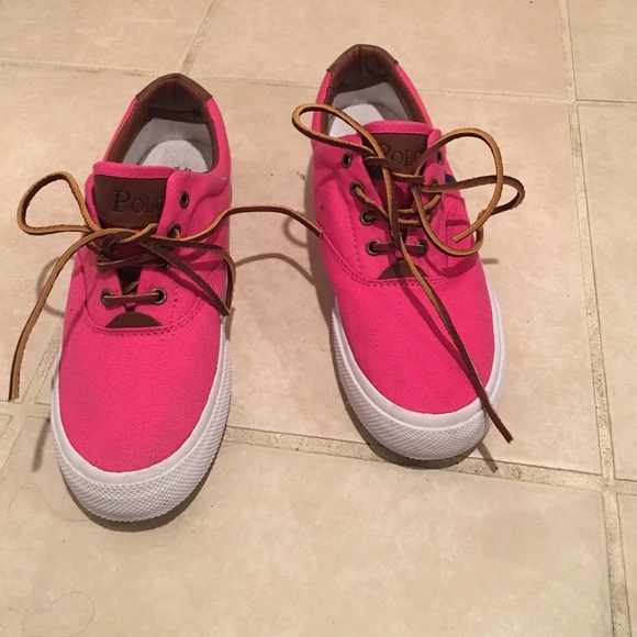 Pink polo sneakers!