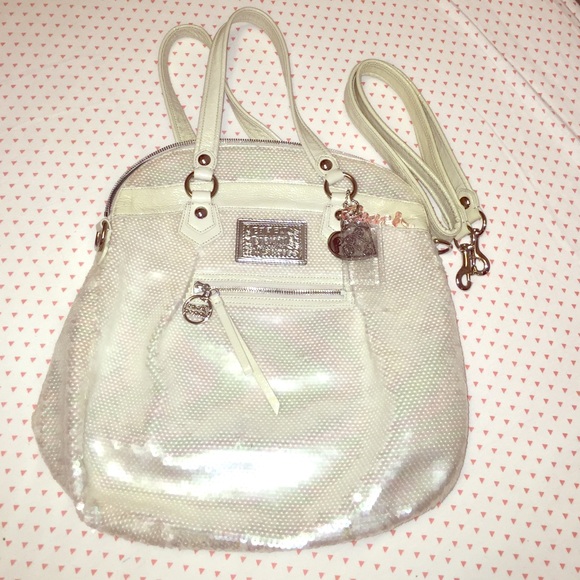 Coach Poppy Sequin Satchel