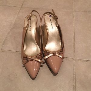 Light pink mini heels