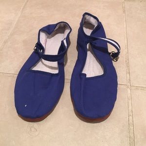 Blue flats