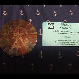 Hand made copper hair clip