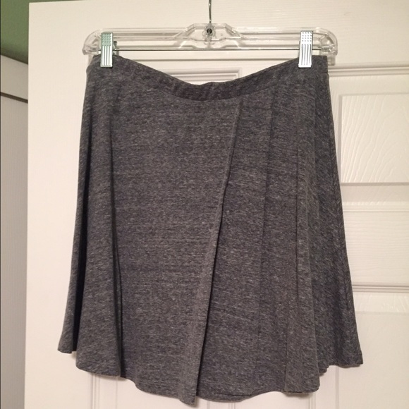 Heather Grey Cotton Skirt