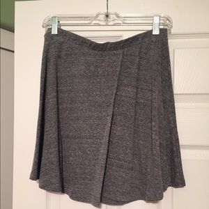 Heather Grey Cotton Skirt