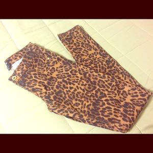Cute cheetah pants.
