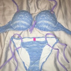 Knit Pattern Victoria's Secret Bikini Set (32C/XS)