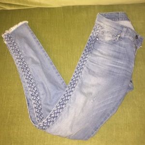 Braided Boho Jeans
