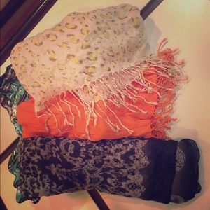 Sold- beautiful scarf bundle