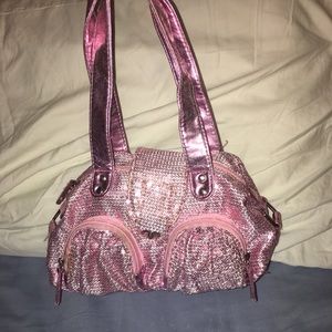 Pink Sequence Justice Purse