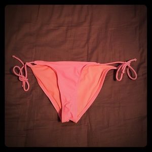 Pink String Bikini Bottoms