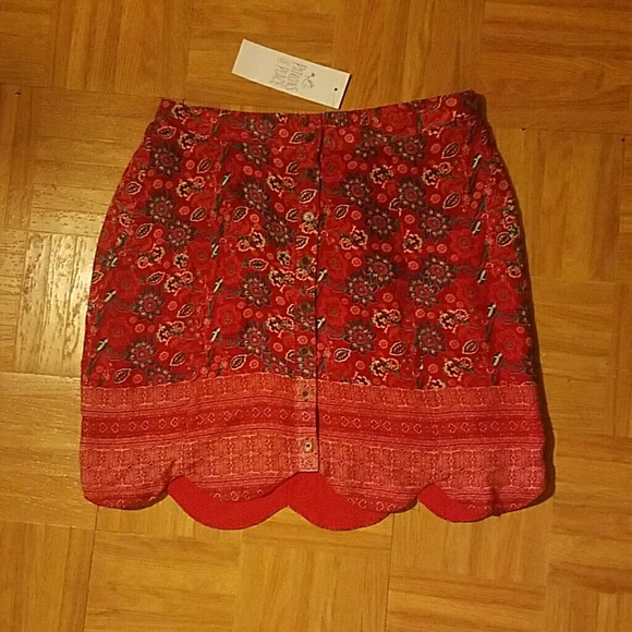 Patrons of peace mini skirt.