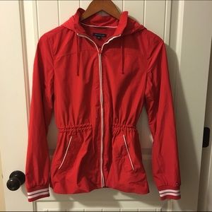 Red Stripe Tommy Hilfiger Athletic Jacket