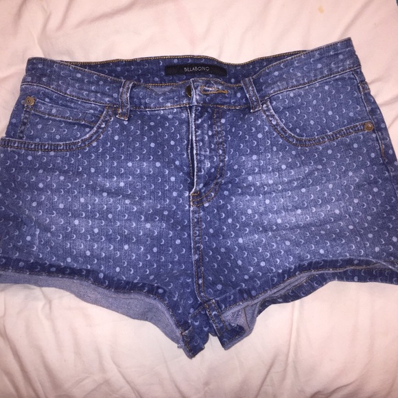 BILLABONG HALF MOON DENIM SHORTS