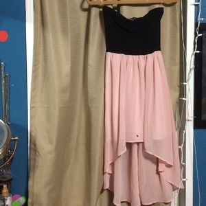 Strapless Pink Wet Seal High Low Dress