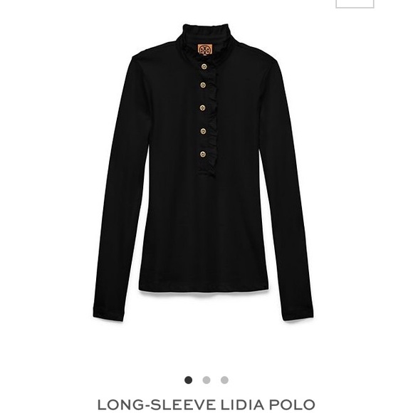 Tory Burch Lydia Long Sleeved Polo