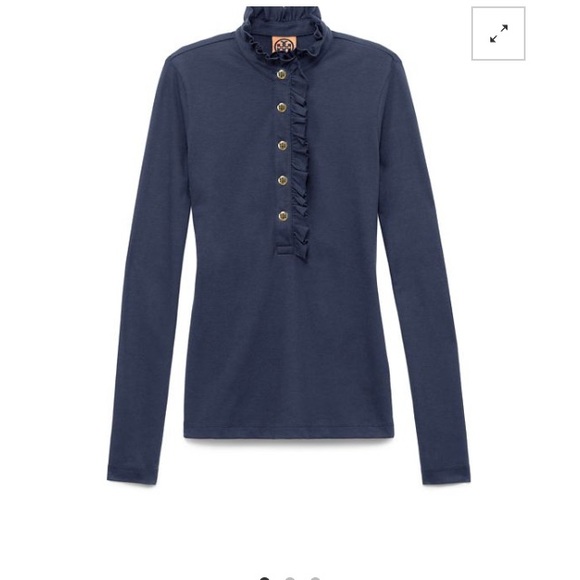 Tory Burch Long Sleeved Lydia Polo