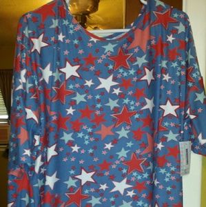 Lula Roe Americana Irma top