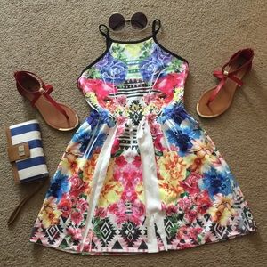 Charlotte Russe Dress multi color