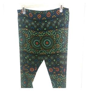 LuLaRoe Dark Mandela Leggings TC