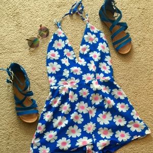 Royal Blue Romper