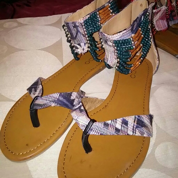 Tribal inspired sandal