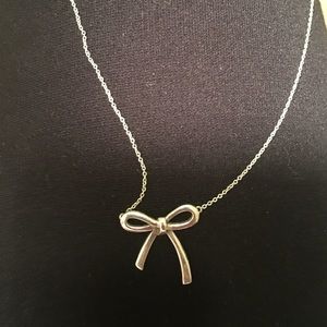 Tiffany & Co bow necklace