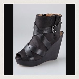 Cynthia Vincent Peep Toe Bootie