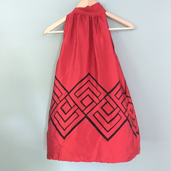 ❌SOLD❌ Michael Kors Silk Top - Picture 2 of 4