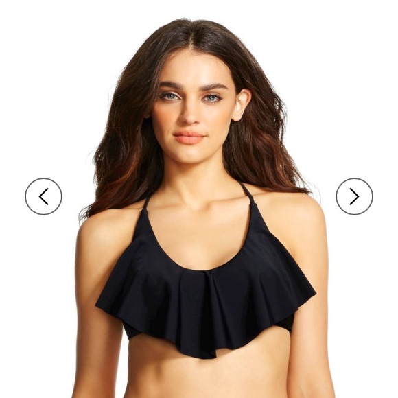 Women's Flounce Bralette Bikini Top