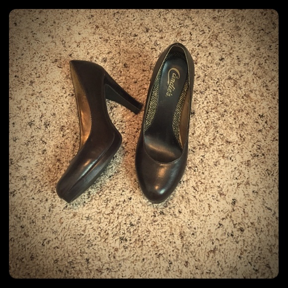 Candies Brown Heels