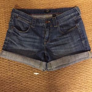 J crew denim shorts