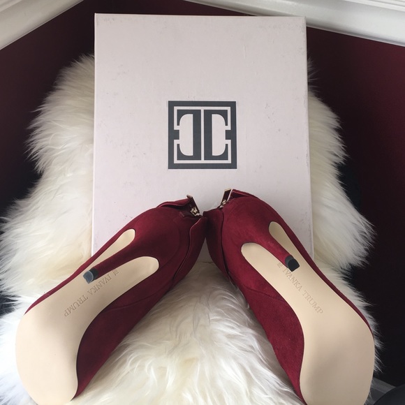 🔥Sold🔥Ivanka Trump  Peep Toe Bootie - Picture 4 of 4