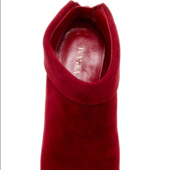 🔥Sold🔥Ivanka Trump  Peep Toe Bootie - Picture 3 of 4