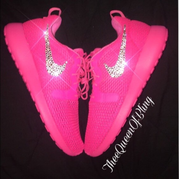 Firm* Nike Roshe run hyper breathe with SWARVOSKI - Picture 2 of 3