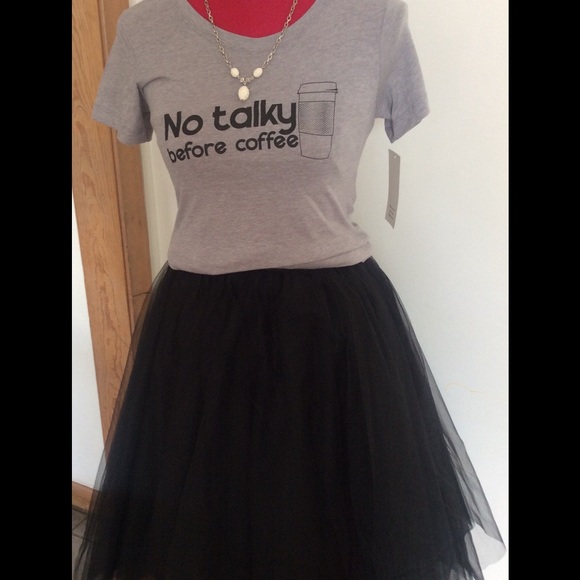 No talky before coffee