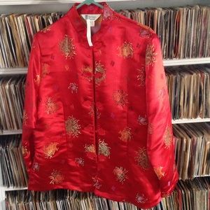 Vintage kimono style shirt jacket top