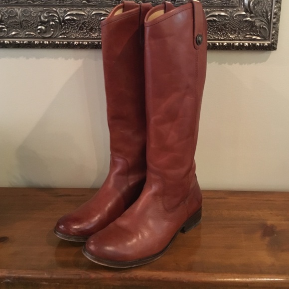 Melissa Button Frye Boots (worn once)