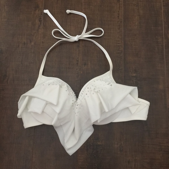 Victoria's Secret flounce swim top