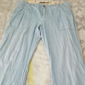 Medium light blue pants