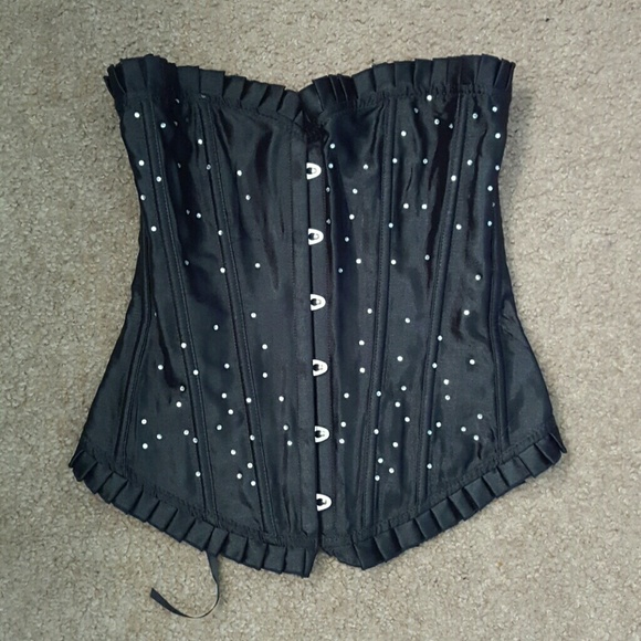 Fashion Black Sequin Corset