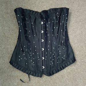 Fashion Black Sequin Corset